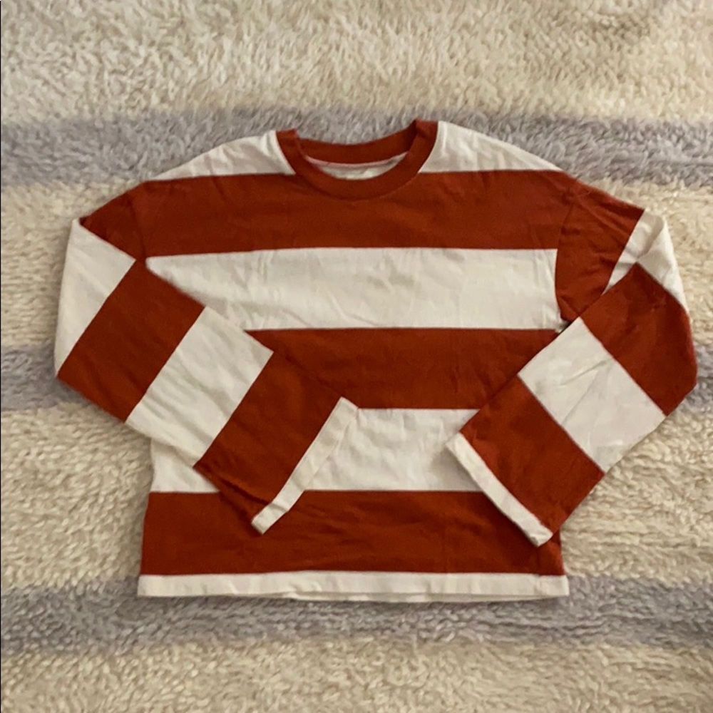Madewell Rugby Stripe Long Sleeve Tee XS